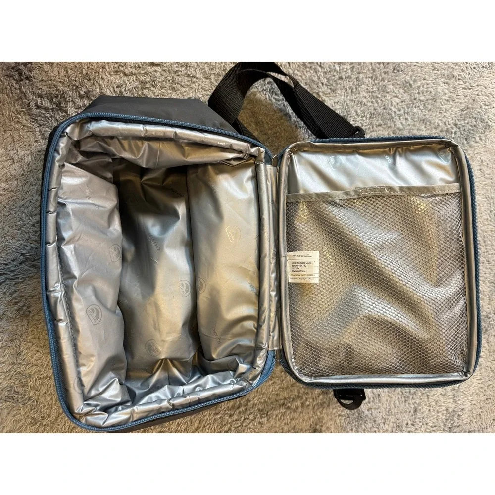 Igloo MaxCold Insulated Soft Cooler Bag Black Gray Size Large